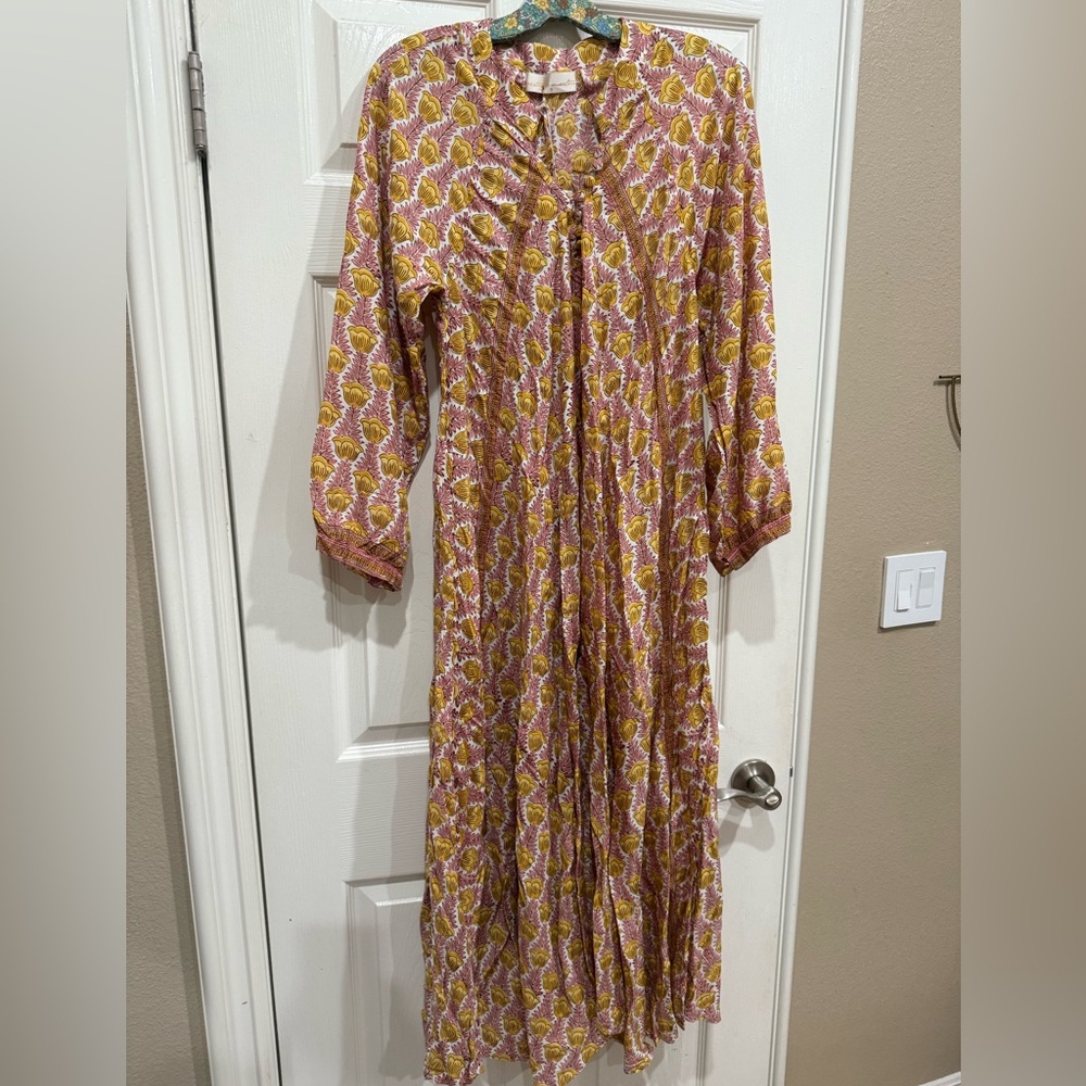 Natalie Martin Fiore tulip maxi dress S